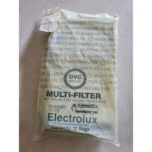 NIP 12 Electrolux Vacuum Self Sealing 4 Ply  Multi Filter Bags Model C